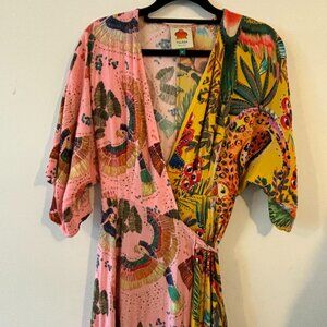 FARM Rio maxi dress two tone